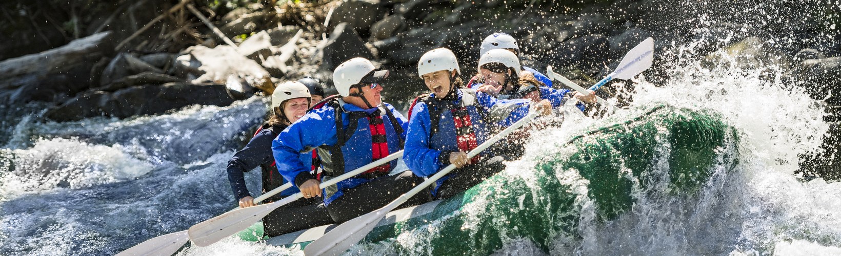 White water rafting in Wyoming, Adventures by Disney. Photo: Disney